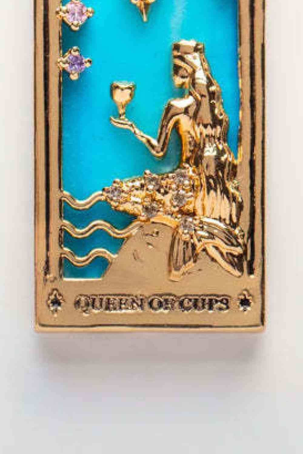 Tarot Card Lover Necklace - Que Joyitas