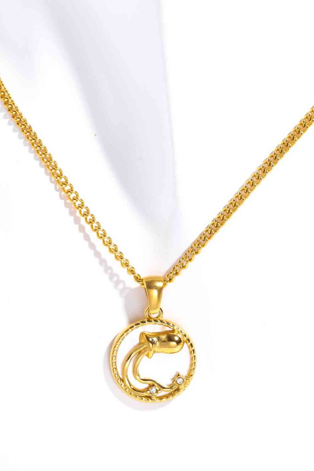 Pearl Zodiac Necklace - Que Joyitas