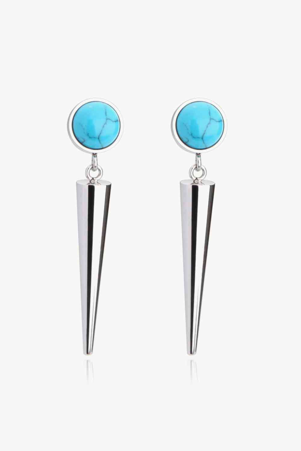 Belinda Turquoise Drop Earrings - Que Joyitas