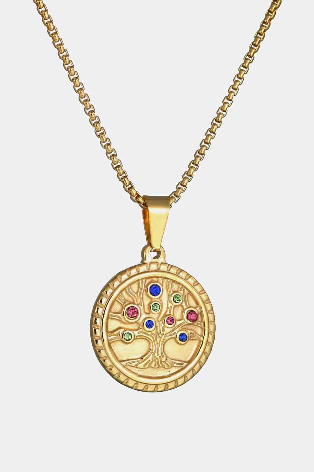 Tree Of Life Pendant Necklace - Que Joyitas
