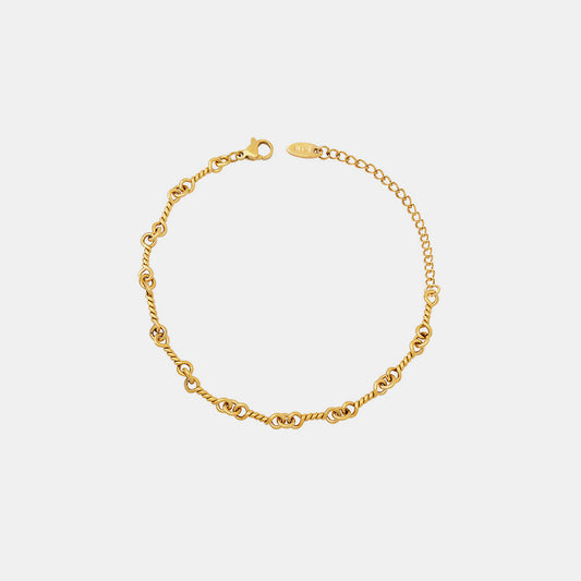 Gold Link Chain Bracelet