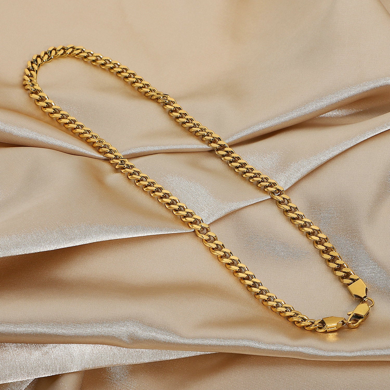 Gold Plated Stainless Steel Necklace - Que Joyitas