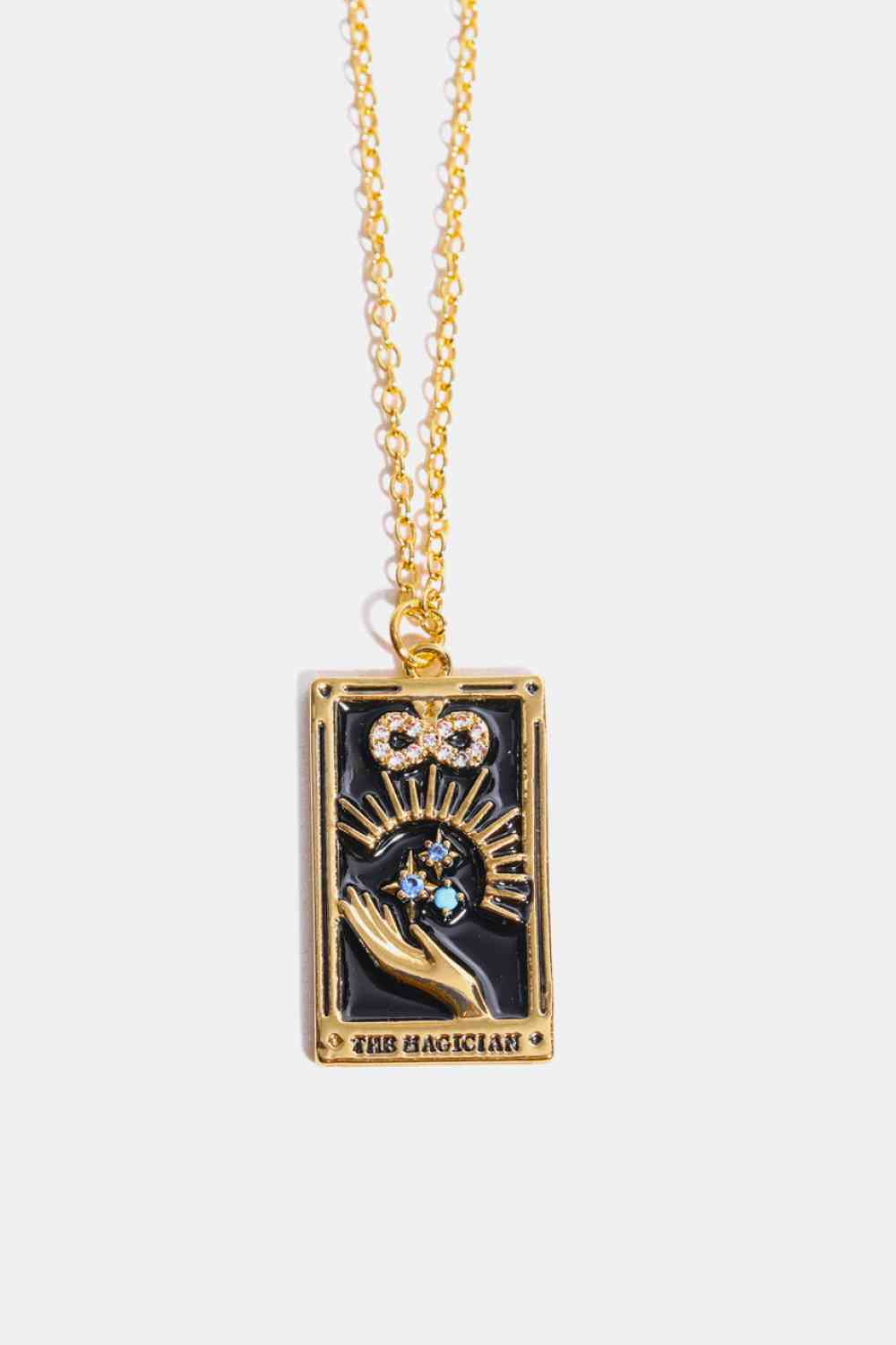 Tarot Card Lover Necklace - Que Joyitas