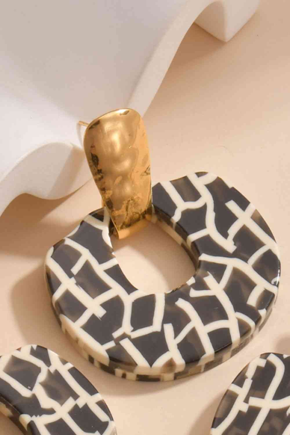 Retro Vintage Stainless Steel Earrings - Que Joyitas