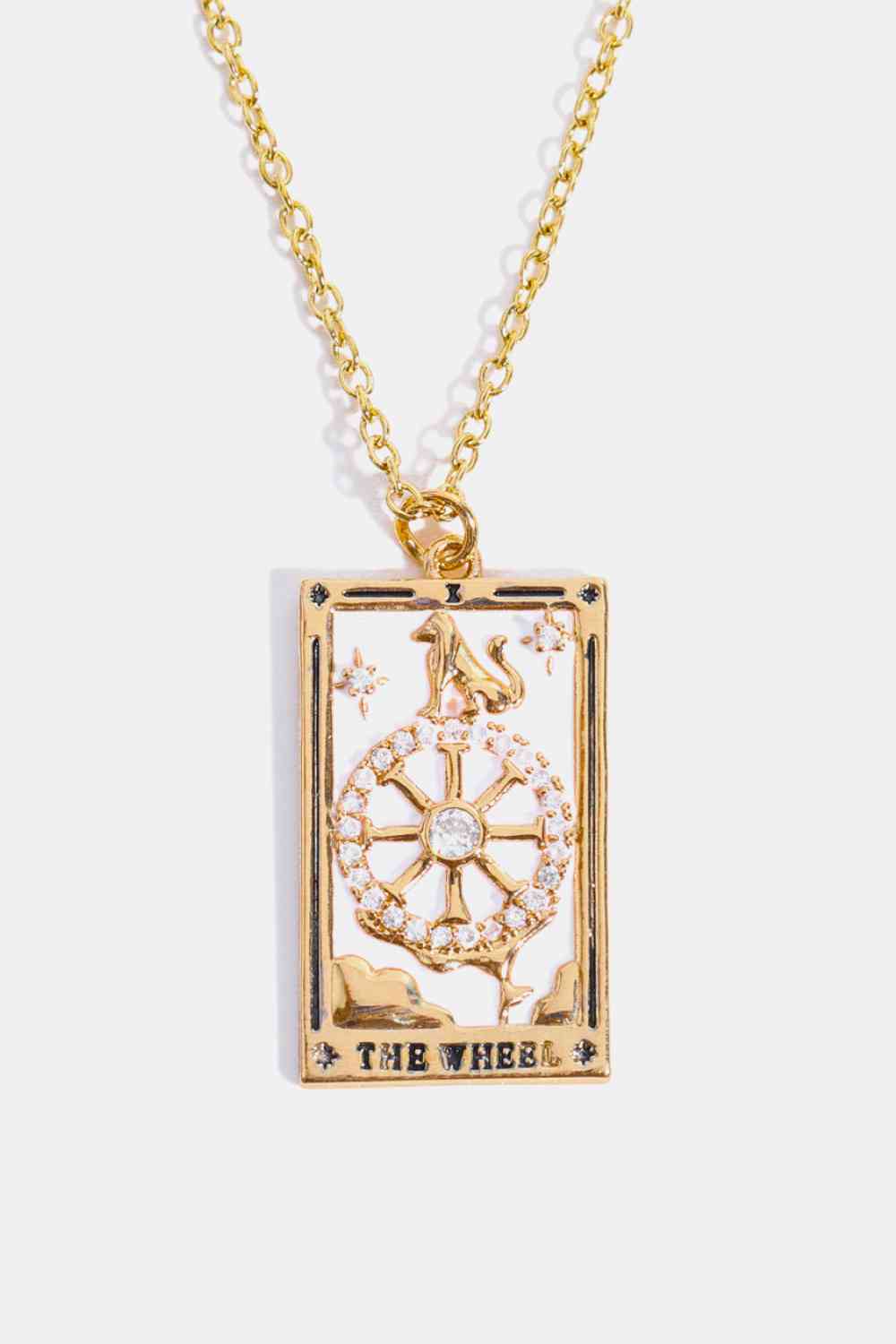 Tarot Card Lover Necklace - Que Joyitas