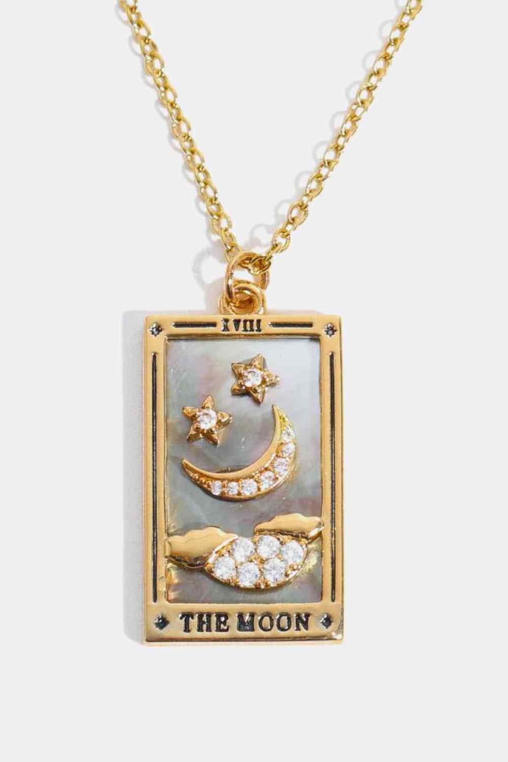 Tarot Card Lover Necklace - Que Joyitas