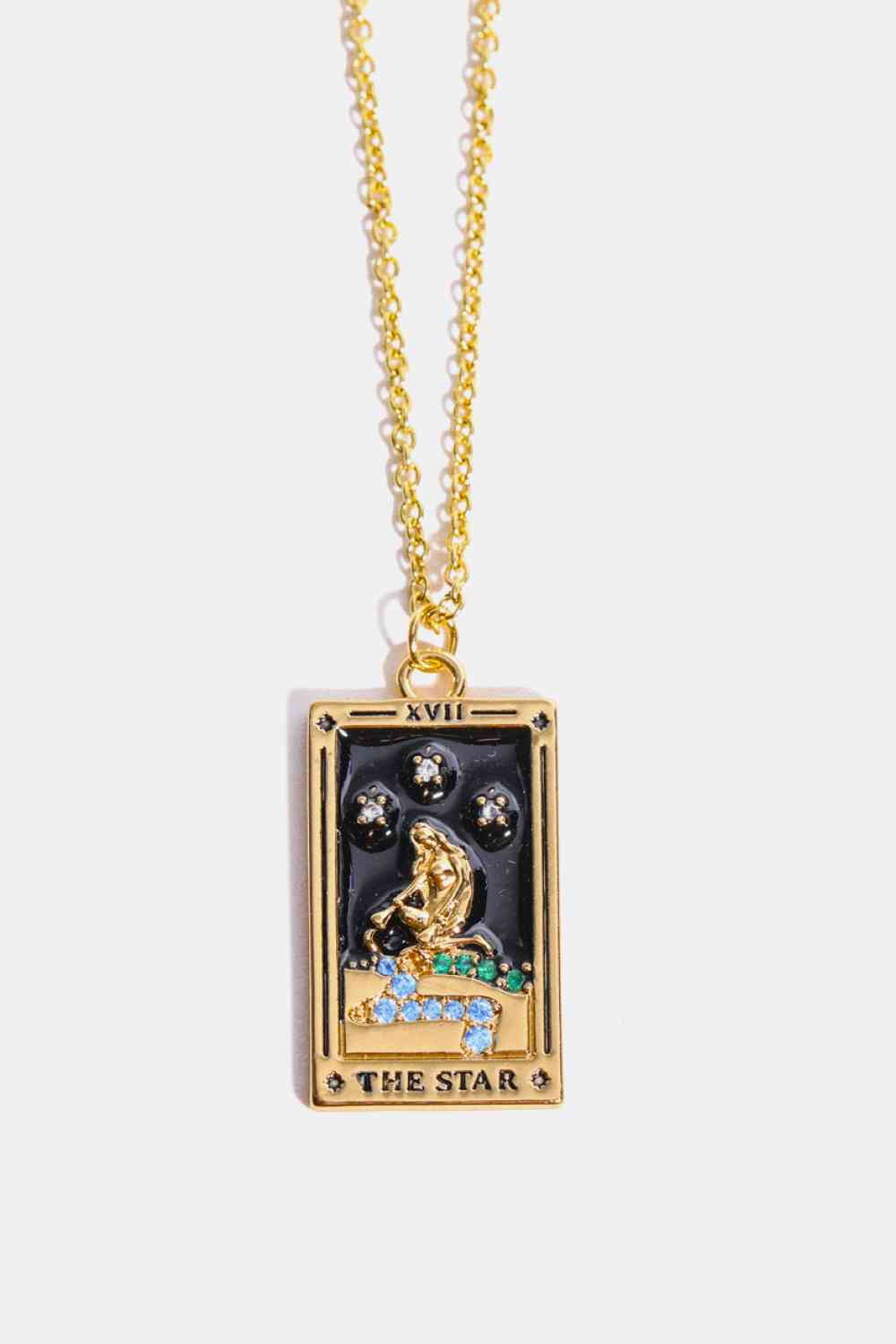 Tarot Card Lover Necklace - Que Joyitas