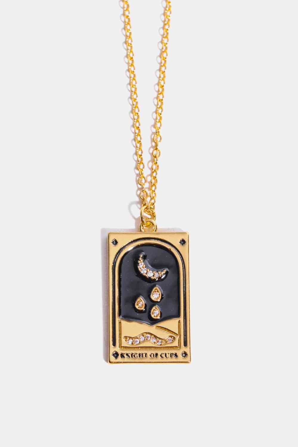 Tarot Card Lover Necklace - Que Joyitas