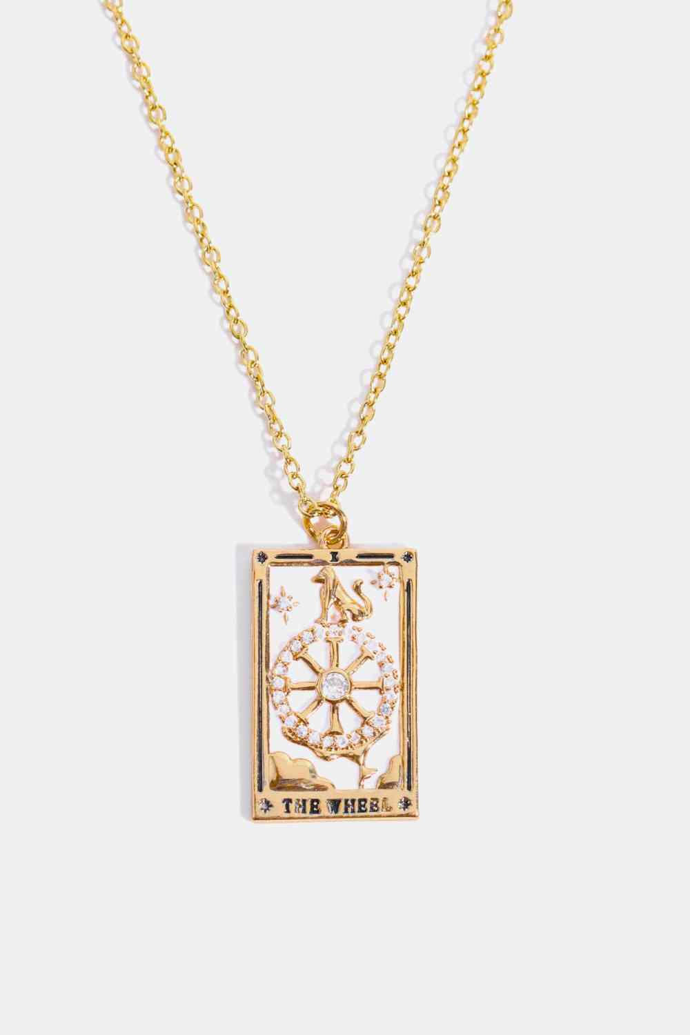 Tarot Card Lover Necklace - Que Joyitas