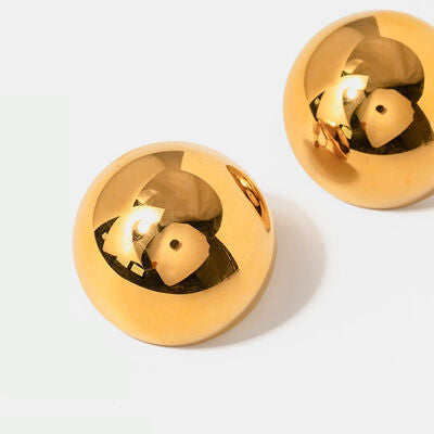 Ball Clip On Earrings - Que Joyitas