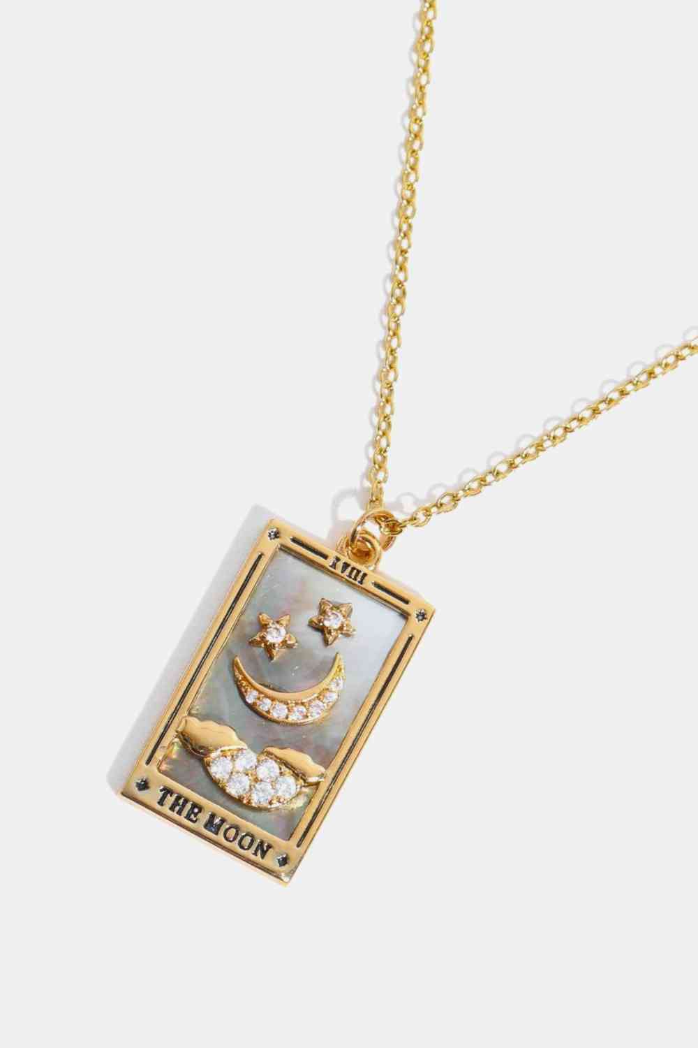 Tarot Card Lover Necklace - Que Joyitas