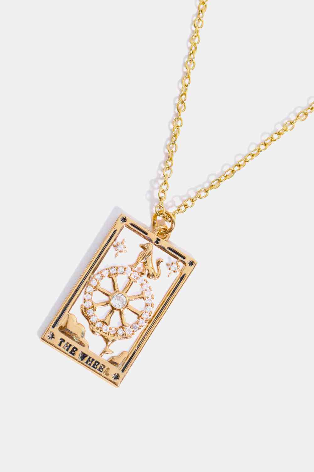 Tarot Card Lover Necklace - Que Joyitas