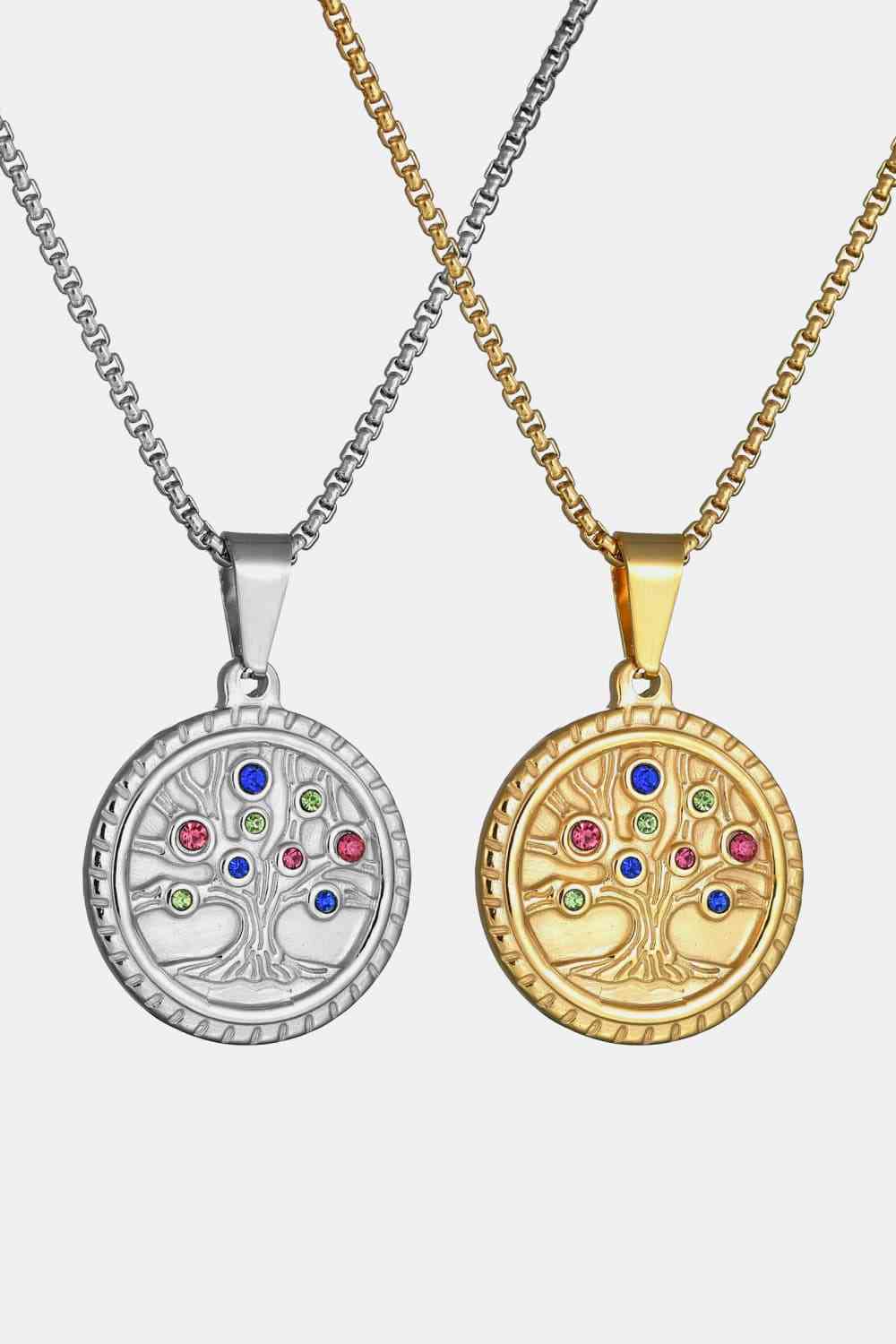 Tree Of Life Pendant Necklace - Que Joyitas