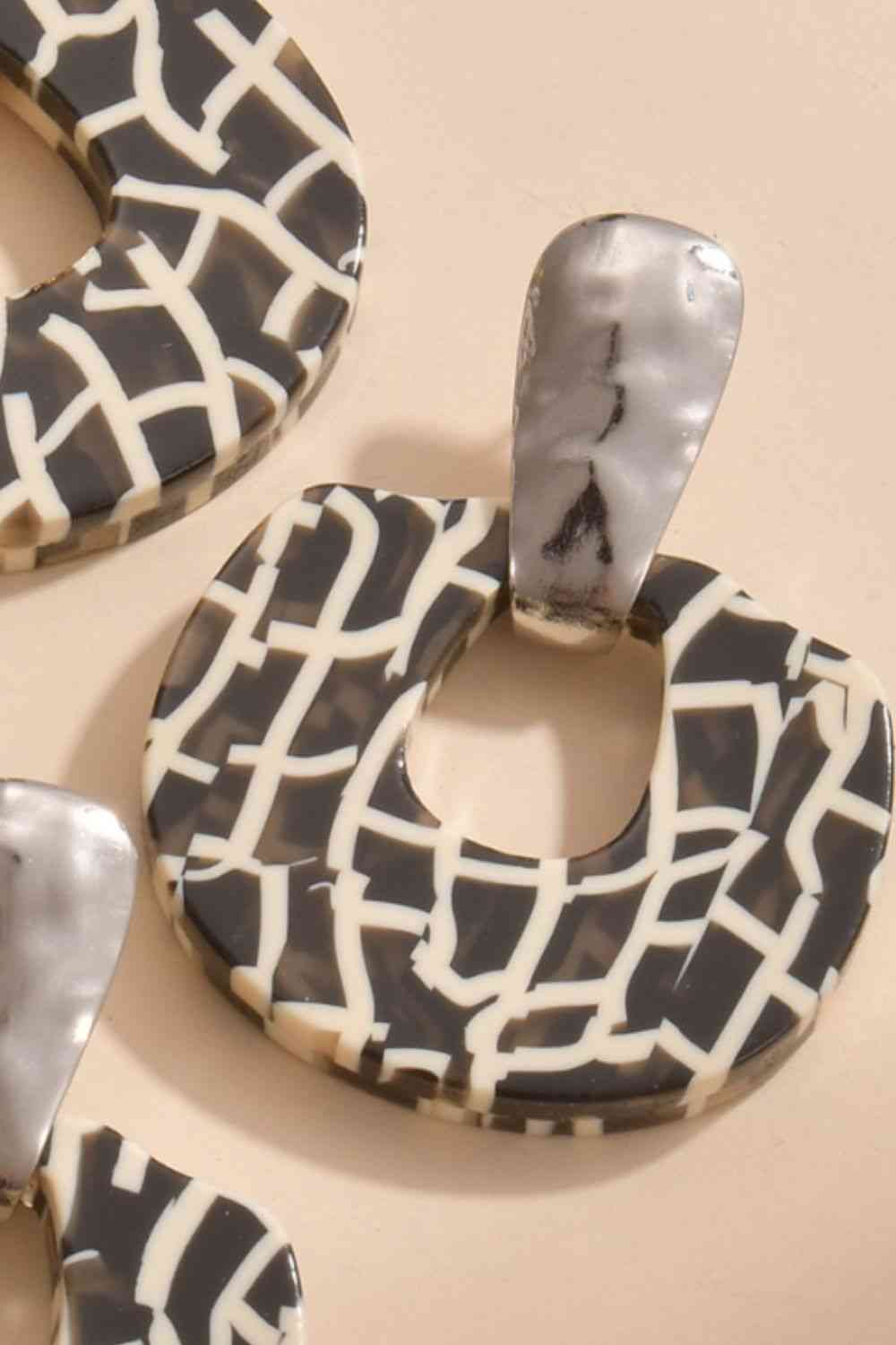 Retro Vintage Stainless Steel Earrings - Que Joyitas