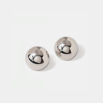 Ball Clip On Earrings - Que Joyitas