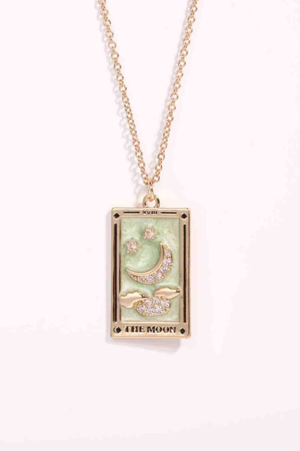 Tarot Card Lover Necklace - Que Joyitas