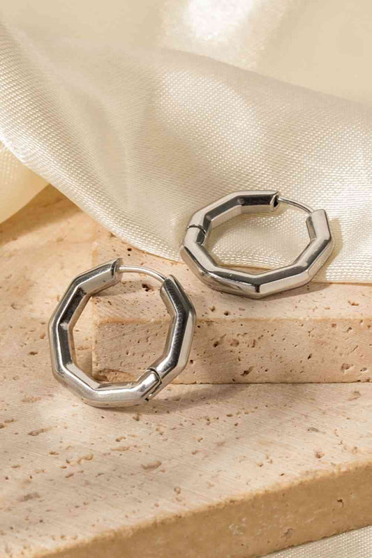 Melissa Huggie Stainless Steel Earrings - Que Joyitas