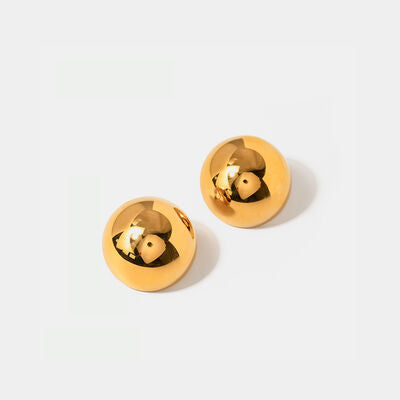 Ball Clip On Earrings - Que Joyitas