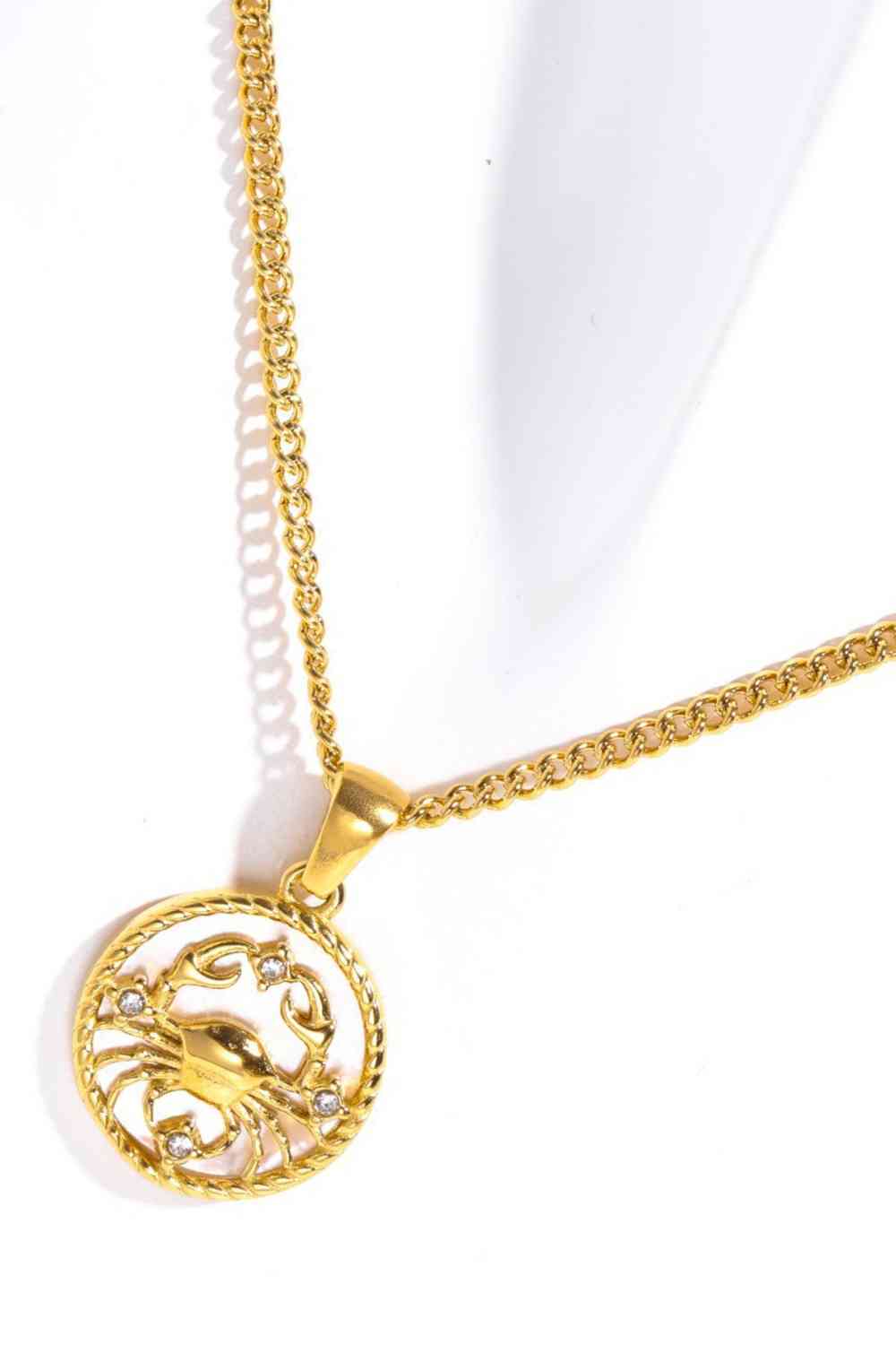 Pearl Zodiac Necklace - Que Joyitas