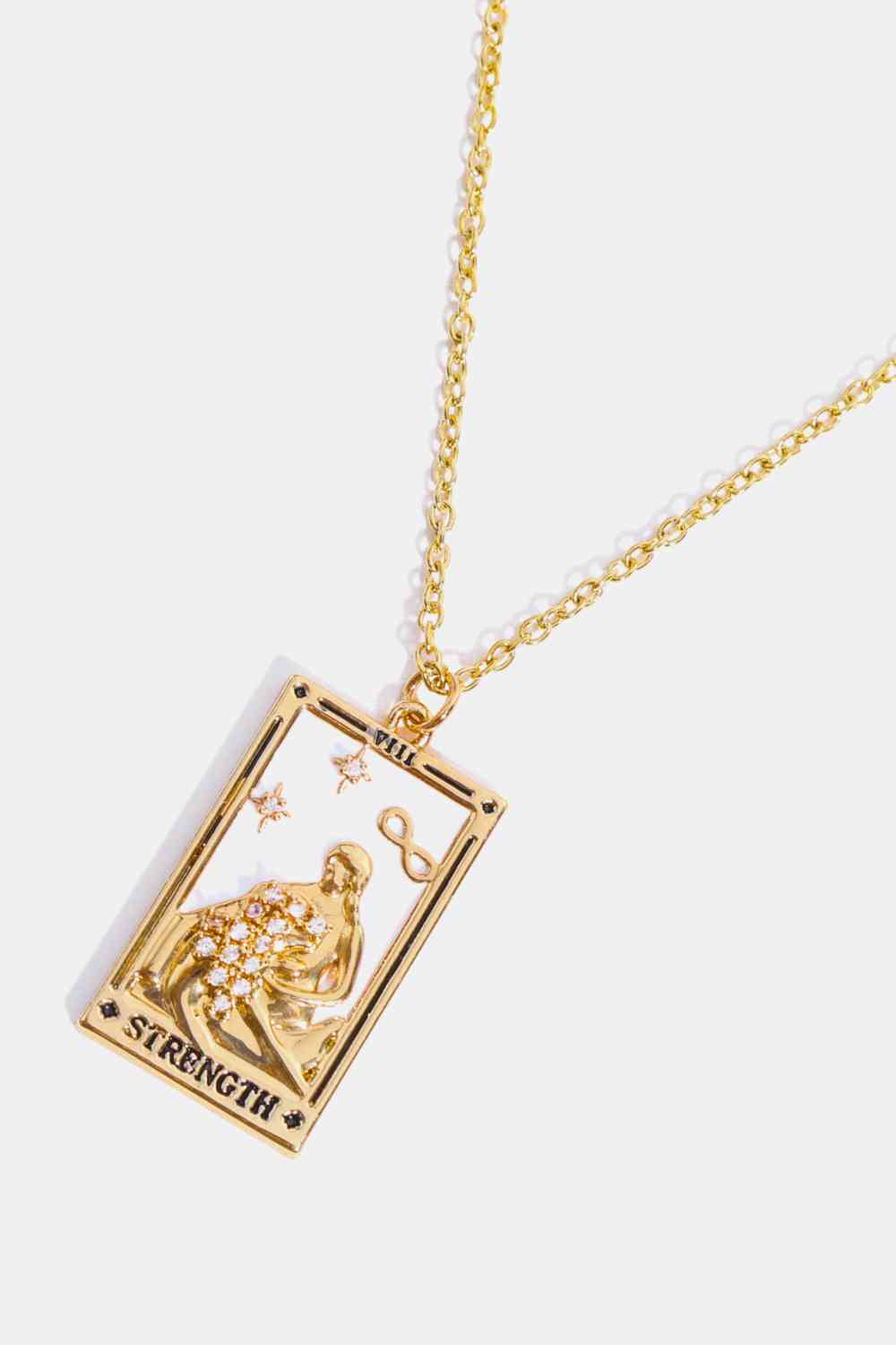 Tarot Card Lover Necklace - Que Joyitas