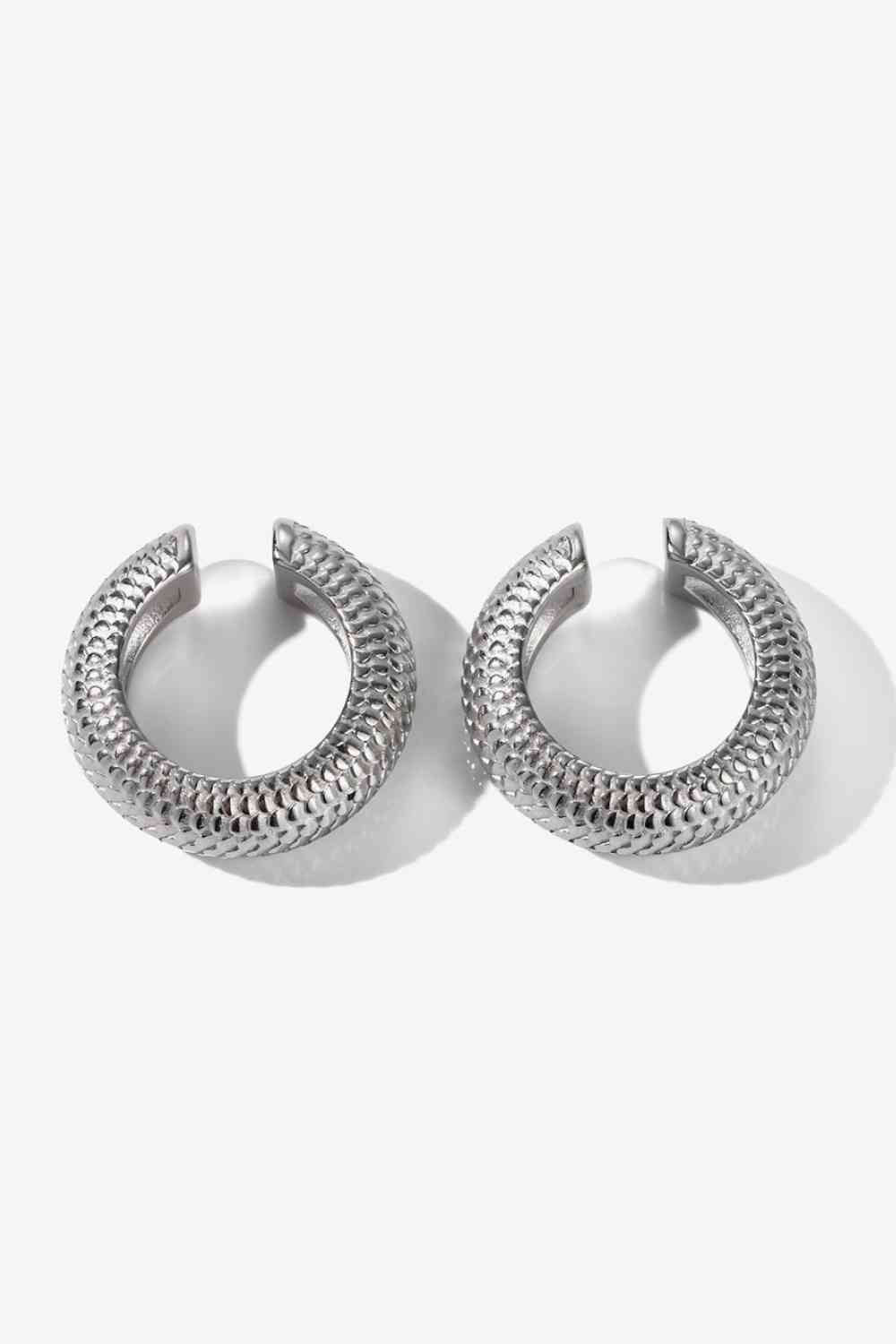 Dragon Scale Cuff Earrings - Que Joyitas