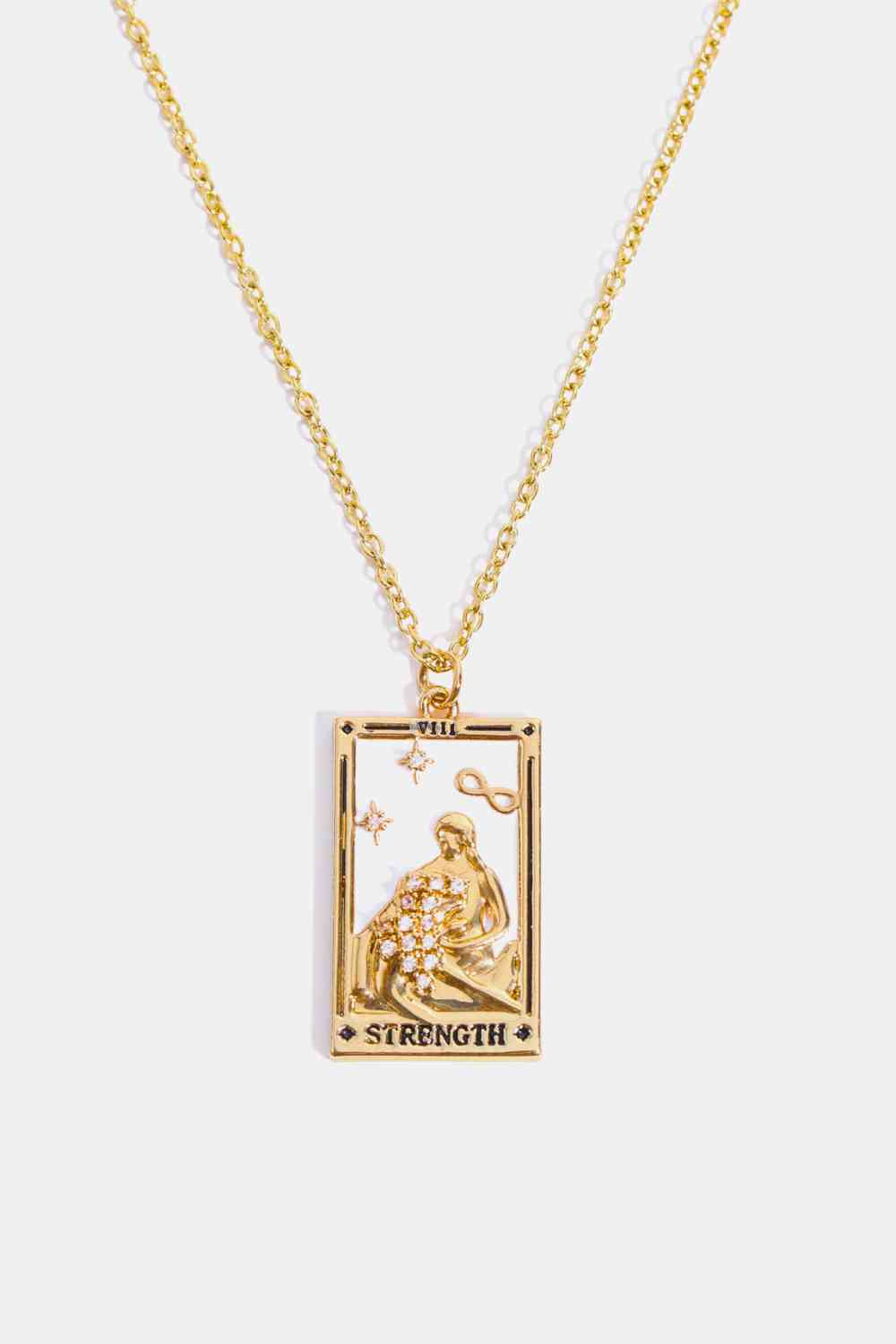 Tarot Card Lover Necklace - Que Joyitas