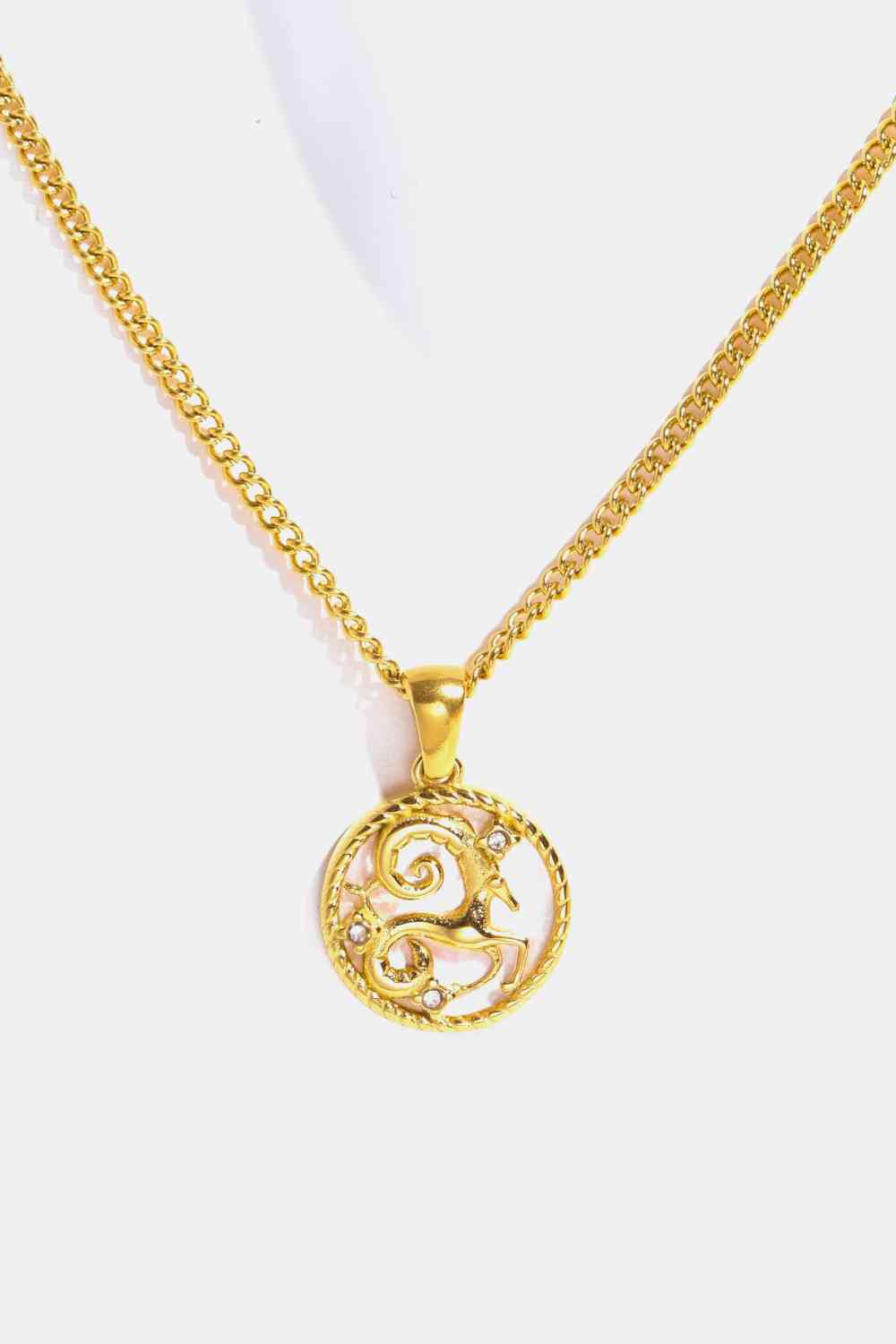 Pearl Zodiac Necklace - Que Joyitas